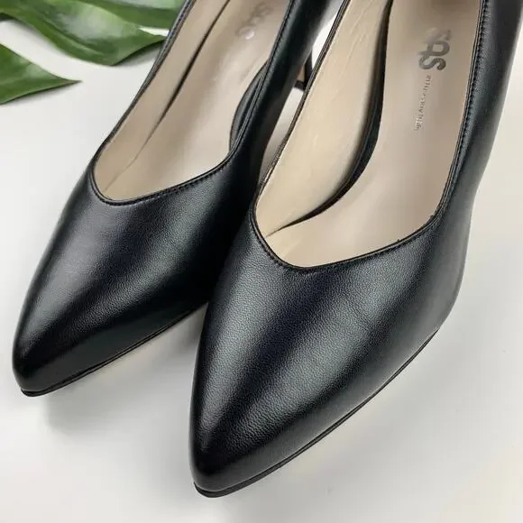 SAS Black Women's Heels - Picture 3 of 11